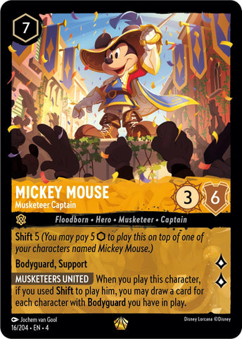 Mickey Mouse - Musketeer Captain (16/204) [Ursula's Return]